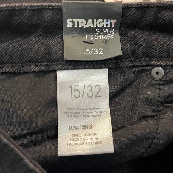 Star Rhinestone Party Straight Leg Jeans New - Picture 5 of 6